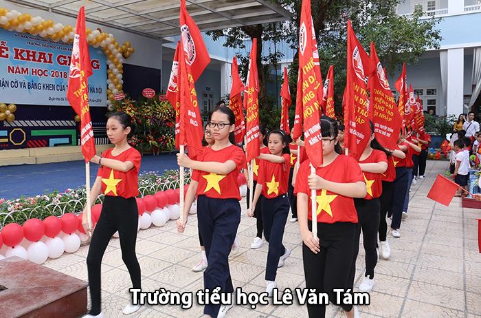 Trường tiểu học Lê Văn Tám - tiểu học tốt nhất quận Hai Bà Trưng