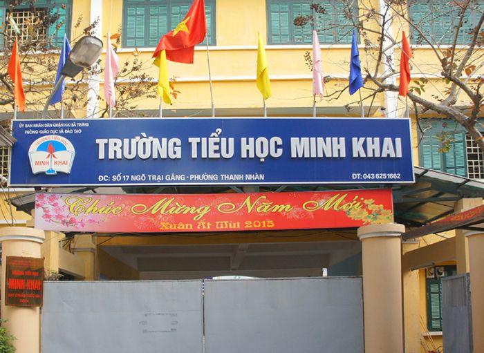 Trường tiểu học Minh Khai - tiểu học tốt nhất quận Hai Bà Trưng