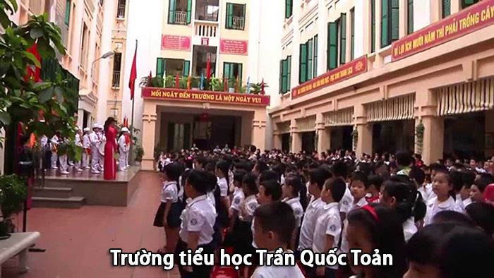 Trường tiểu học Trần Quốc Toản số 31 Nhà Chung - trường tiểu học tốt nhất quận Hoàn Kiếm 