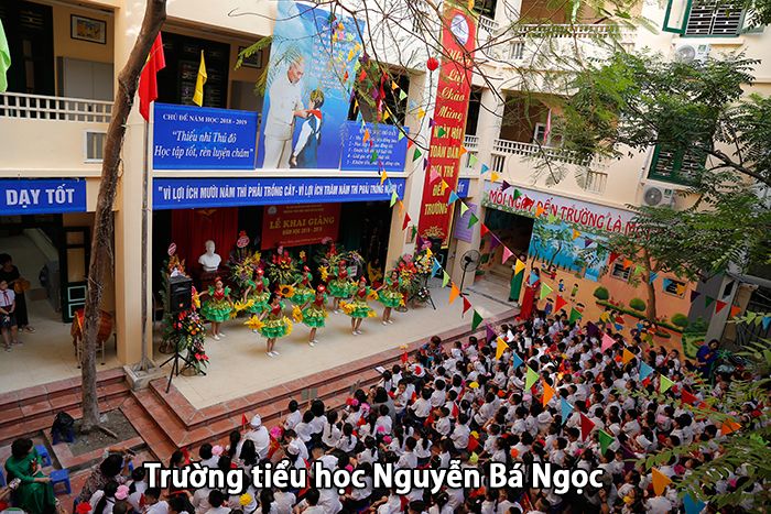 Trường tiểu học Nguyễn Bá Ngọc - trường tiểu học tốt nhất quận Hoàn Kiếm 