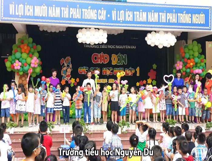 Trường tiểu học Nguyễn Du - trường tiểu học tốt nhất quận Hoàn Kiếm 